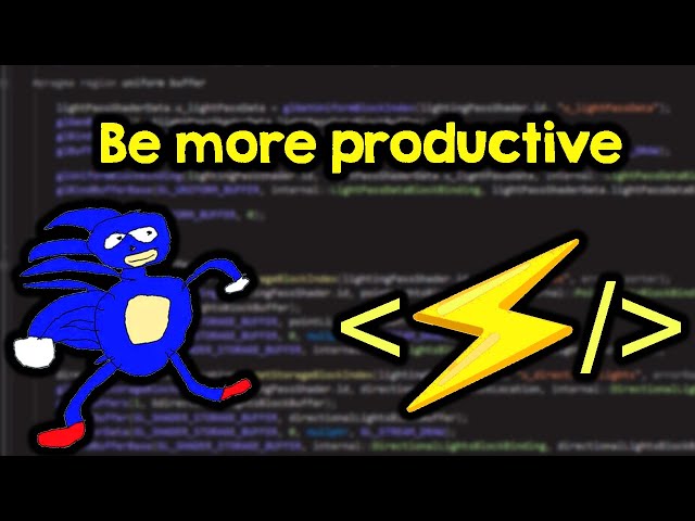 How to be productive as a programmer