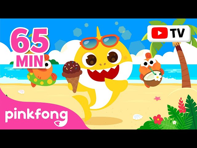 [TV for Kids] 🏖️ Summer Fun with Baby Shark! | Summer Remix | Pinkfong Songs for Kids