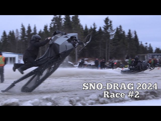 Snowmobile Drag Race #2 - 2024