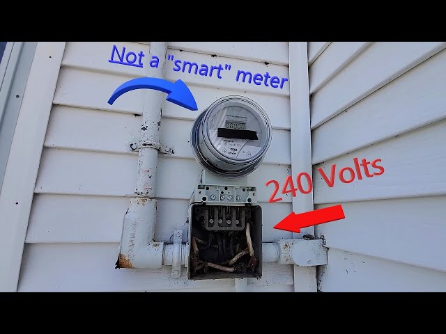 Removing an old "A" base Electrical meter