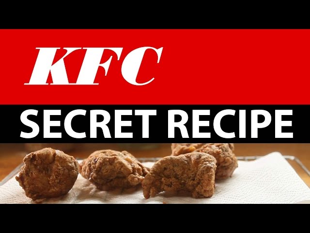 KFC Secret recipe accidentally revealed!  Watch how to make it!