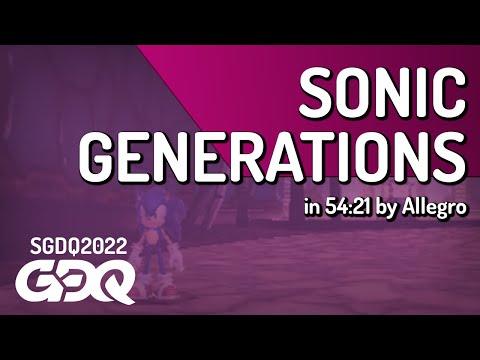 Sonic Generations by Allegro in 54:21 - Summer Games Done Quick 2022
