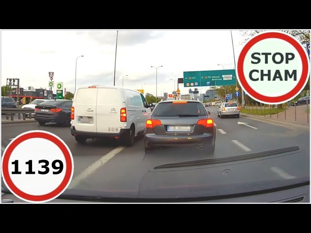 Stop Cham #1139 - Niebezpieczne i chamskie sytuacje na drogach