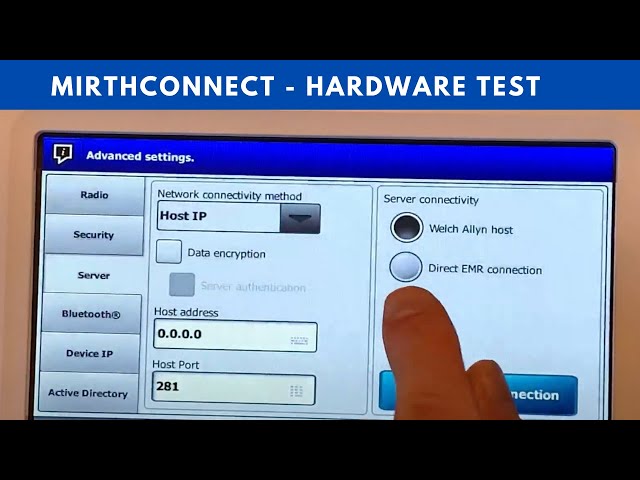 MirthConnect Setup - Real Hardware Test