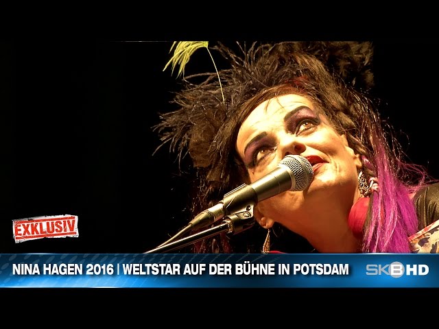 NINA HAGEN 2016 | WELTSTAR AUF DER BÜHNE IN POTSDAM