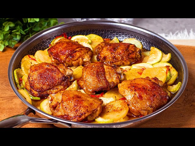 These chicken thighs will drive you crazy! Incredibly easy and delicious recipe!