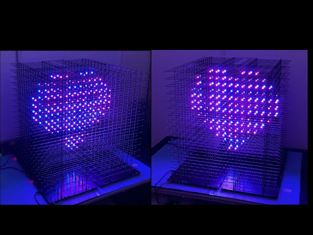 3D led cube 16x16x16 of larry.ya Edited Styles Demo - 7