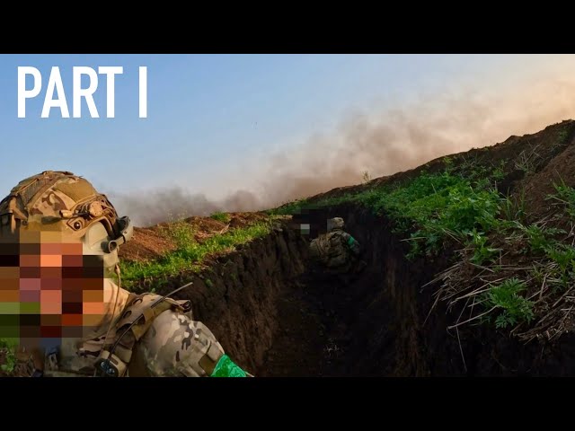RAW Combat GoPro | Non-Stop Artillery in Khromove