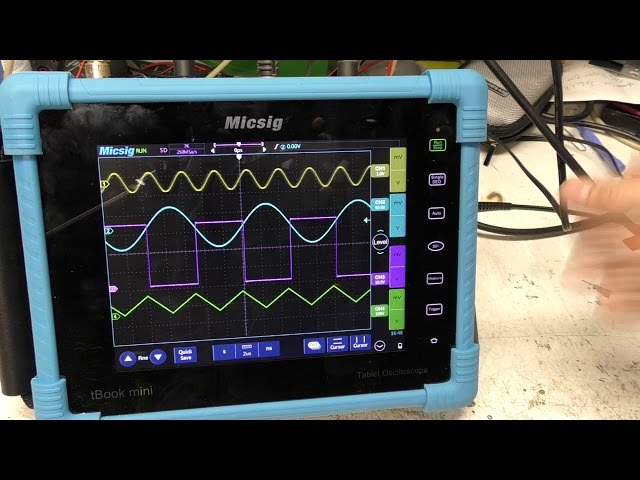 Micsig Tbook Mini TO1104 Tablet oscilloscope teardown & review