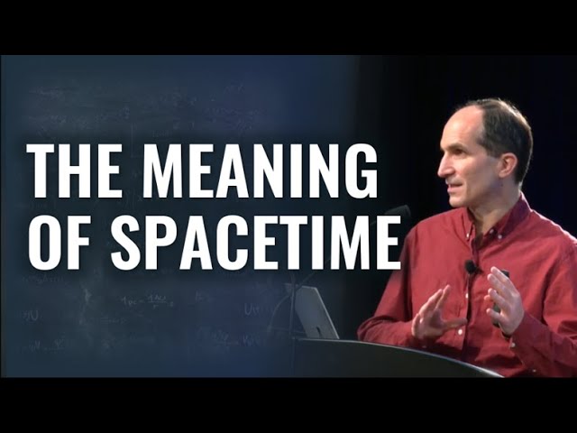 Juan Maldacena Public Lecture: The Meaning of Spacetime