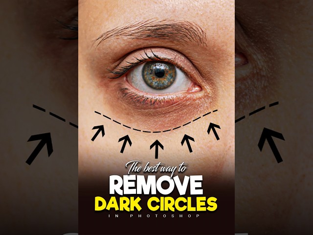 The Best Way to Remove Deep Dark Circles in Photoshop! - Photoshop Tutorial