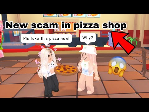 New scam in Pizza shop in Adopt me *OMG*