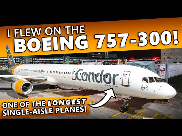 I Flew on a RARE Boeing 757-300!