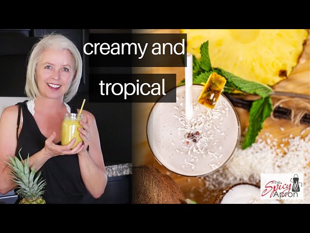 Anti Inflammatory Smoothie | Tropical and Creamy