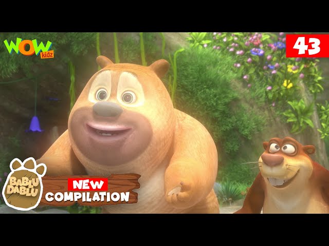 New! Baby Bears Compilation | 43 | Bablu Dablu Cubs | New Funny Cartoon in Hindi for Kids| Wow Kidz