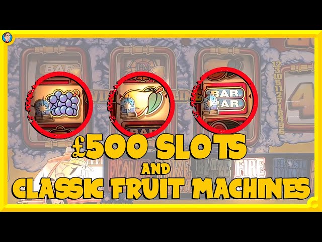 £500 Jackpot Slots & Classic Fruit Machines!