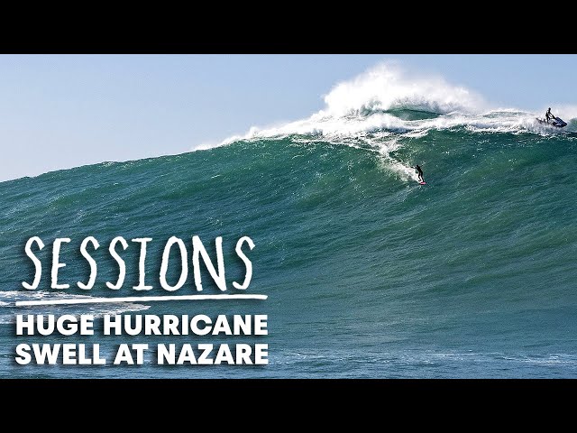 Hurricane Epsilon Brings Monstrous Waves To Nazaré | Sessions