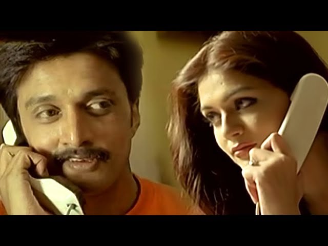 Sudeep And His Girlfriend Phone Talk | Best Of Sudeep Kiccha