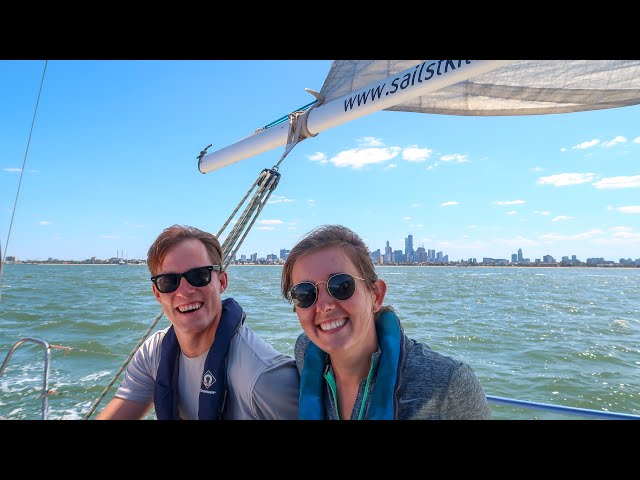 Learning How to Sail | Our First Sailboat Race and MAN OVERBOARD