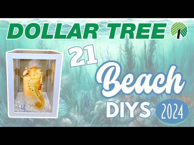 🏝️ Crafty Beach 2024: 21 Coastal Dollar Tree DIYS & Hacks! Shore Living