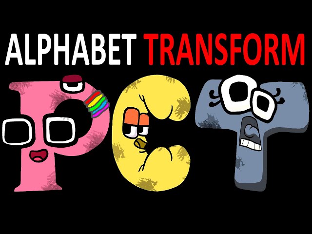 Alphabet Lore But they switched places (A-Z...)