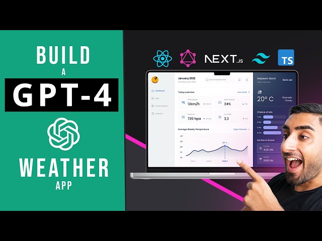 🔴 Let’s Build an AI Weather App with ChatGPT-4 (Next.js 13.3, React, Tremor 2.0, StepZen, GraphQL)