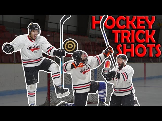 Bud Red Light Hockey Trick Shots | SweetSpotSquad