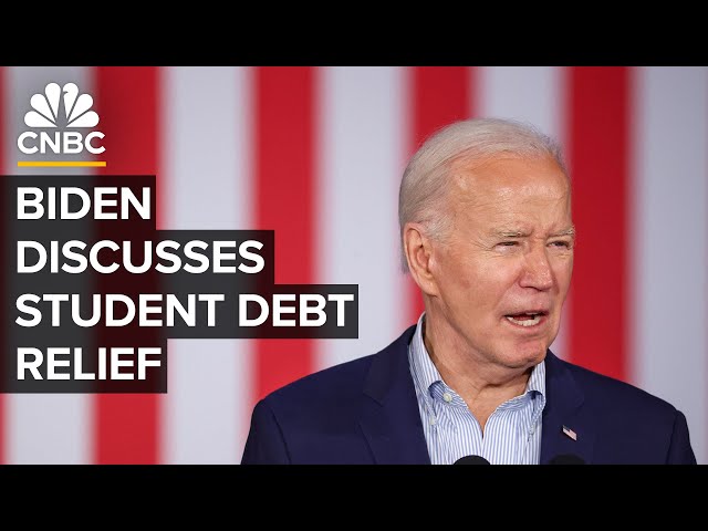 President Biden discusses student loan debt relief during his visit to Wisconsin — 4/8/2024