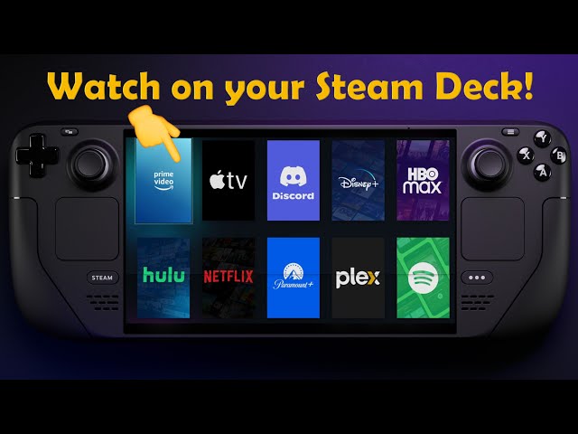 Streaming Apps on Steam Deck... THE EASY WAY!