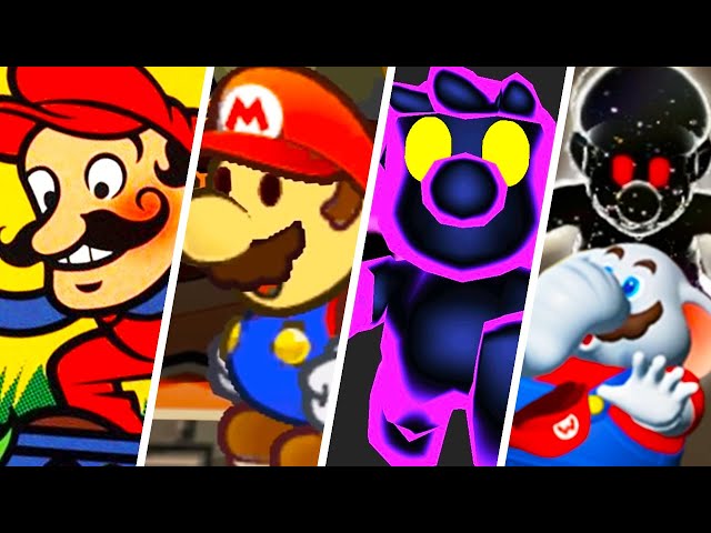 Evolution of Evil Mario (1982-2023)
