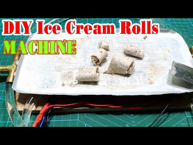 How to make a Ice Cream Rolls Machine