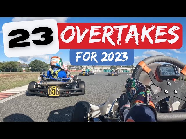 My BEST KARTING OVERTAKES in 2023 (at Kart circuits around the world!)