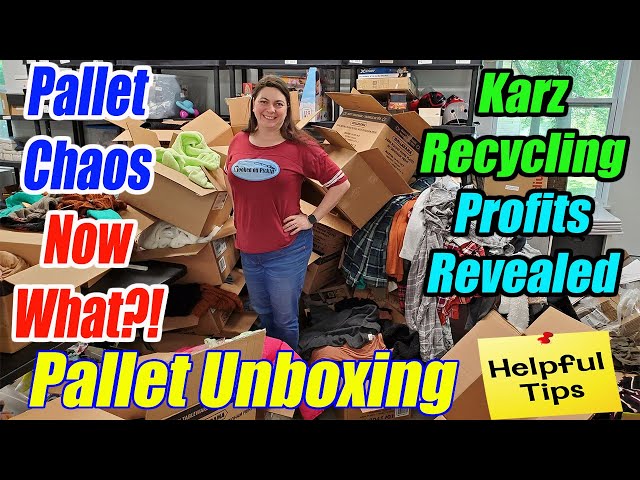 Karz Recycling Pallet Unboxing -Local Liquidator - Profit Numbers Revealed - Online Reselling