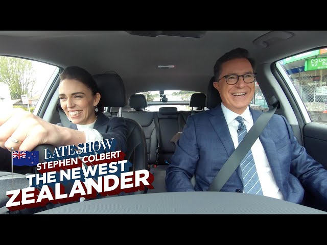 Stephen Colbert: The Newest Zealander Visits PM Jacinda Ardern