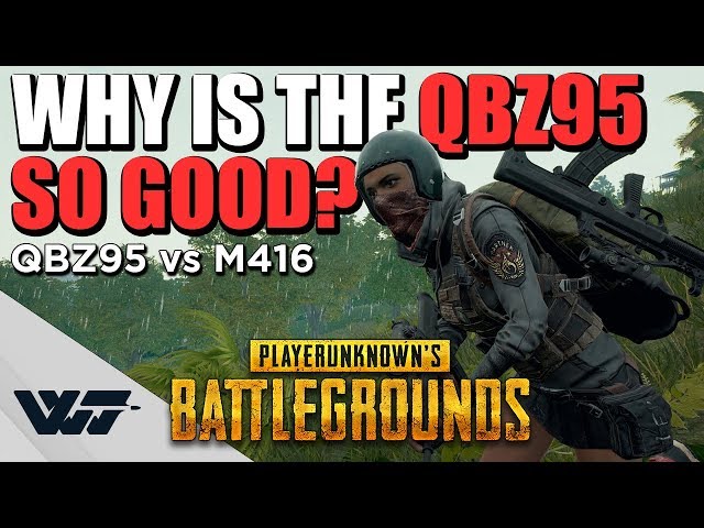 TEST: Why is the QBZ95 SO GOOD? (In depth QBZ vs M416 comparison) - PUBG