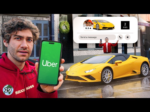 I Surprised Uber Riders With a Lamborghini