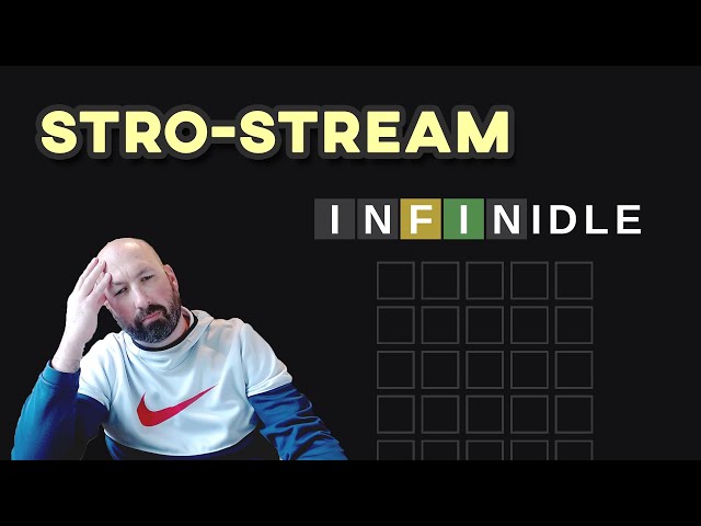 The stream ends when I fail a Wordle