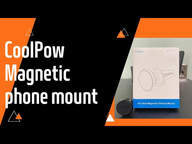 CoolPow magnetic air vent phone mount review 2022 -  The good and bad!