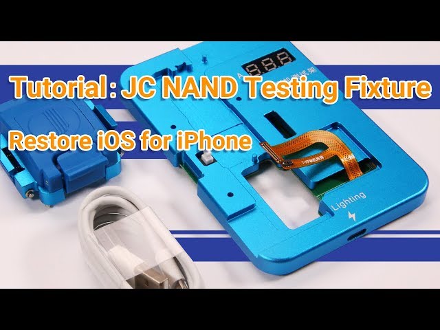 JC NAND Testing Fixture for iPhone NAND Testing | JC Tool Tutorial