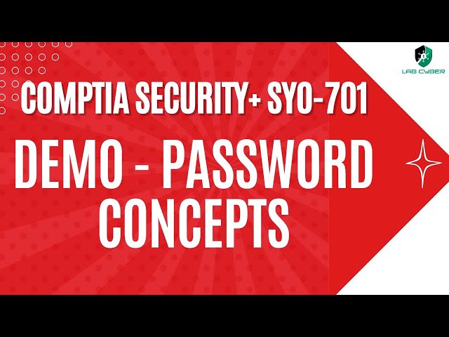 Demo Account Password Policy - CompTIA Security+ SY0-701 - 2.2