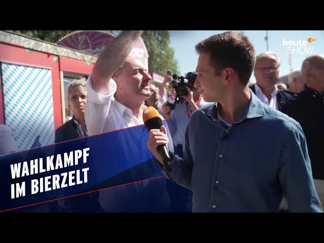 Gillamoos-Volksfest: Fabian Köster konfrontiert Aiwanger | heute-show vom 08.09.2023