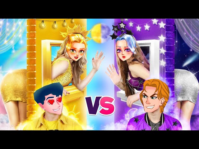 Day Princess vs Night Princess - Who is The Best Couple☀️🌜 English Storytime🌛 Fairy Tales Every Day