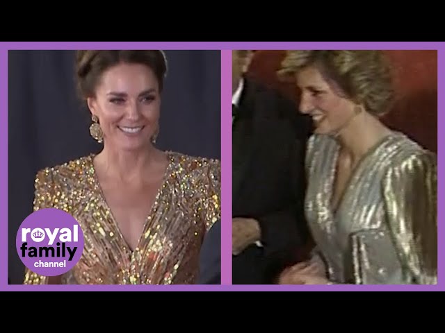 Royal Bond Girls: Kate and Diana's Premiere Dresses
