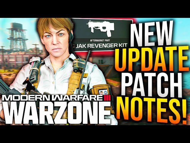 WARZONE: Full NEW UPDATE PATCH NOTES & Gameplay Changes! (MW3 New Update)