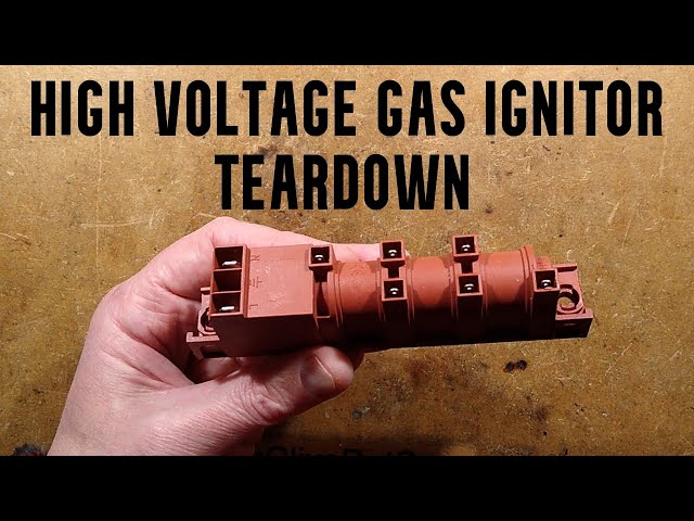 High voltage igniter teardown with schematic