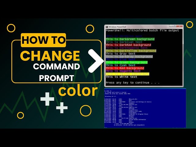 How to change the color of command prompt in windows 10 | Custom theme for command prompt |