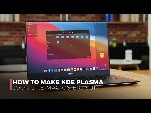 How to Make KDE Plasma Look Like macOS Big Sur