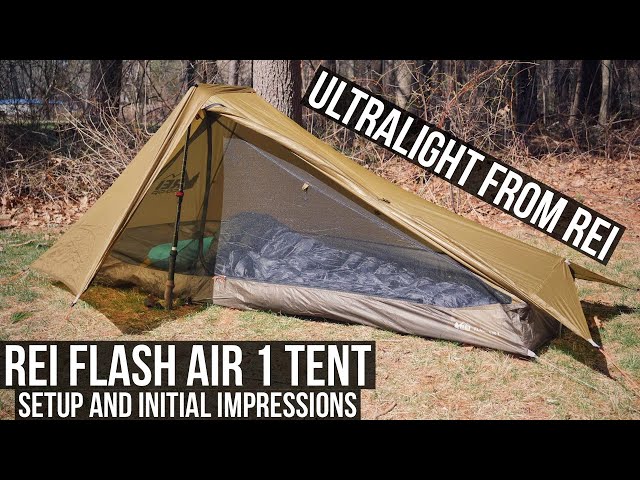 REI Flash Air 1 Tent | Setup and Initial Impressions | Ultralight From REI