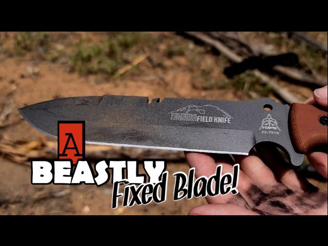 Full Testing Of The TOPS Tahoma Field Knife!