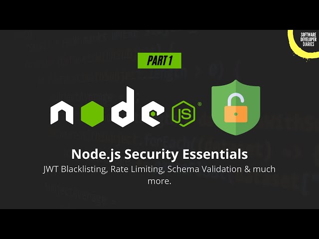 Node.js Security Best Practices: JWT blacklisting, rate limiting, schema validation